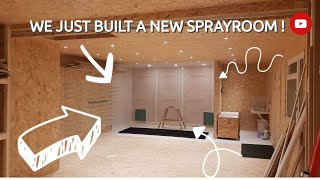 BRAND NEW CUSTOM BUILT SPRAY BOOTH for our Graco Airless sprayers  EP#1