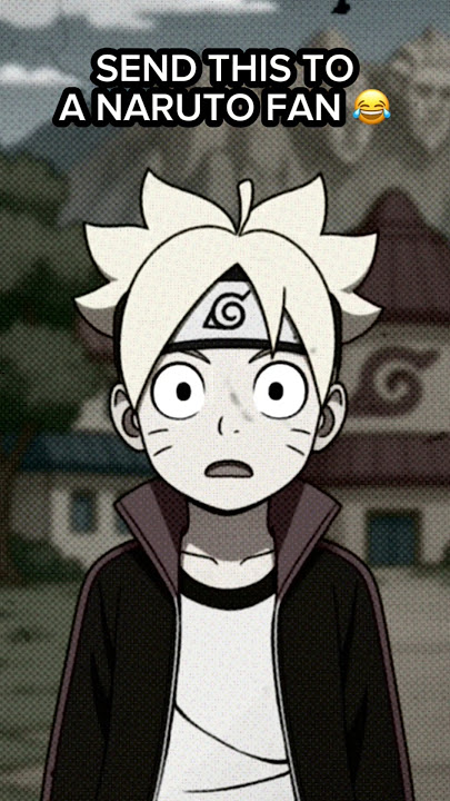 Boruto Just Realized He's Not Him. 😂