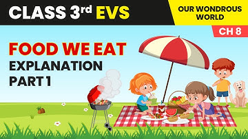 Food We Eat - Explanation (Part 1) | Class 3 Environmental Studies Chapter 8 | CBSE 2025-26