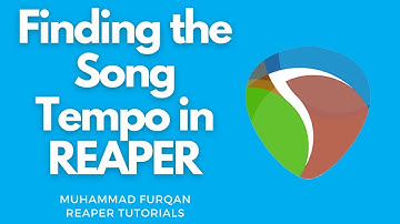 Finding the Song Tempo using Reaper with screen reader