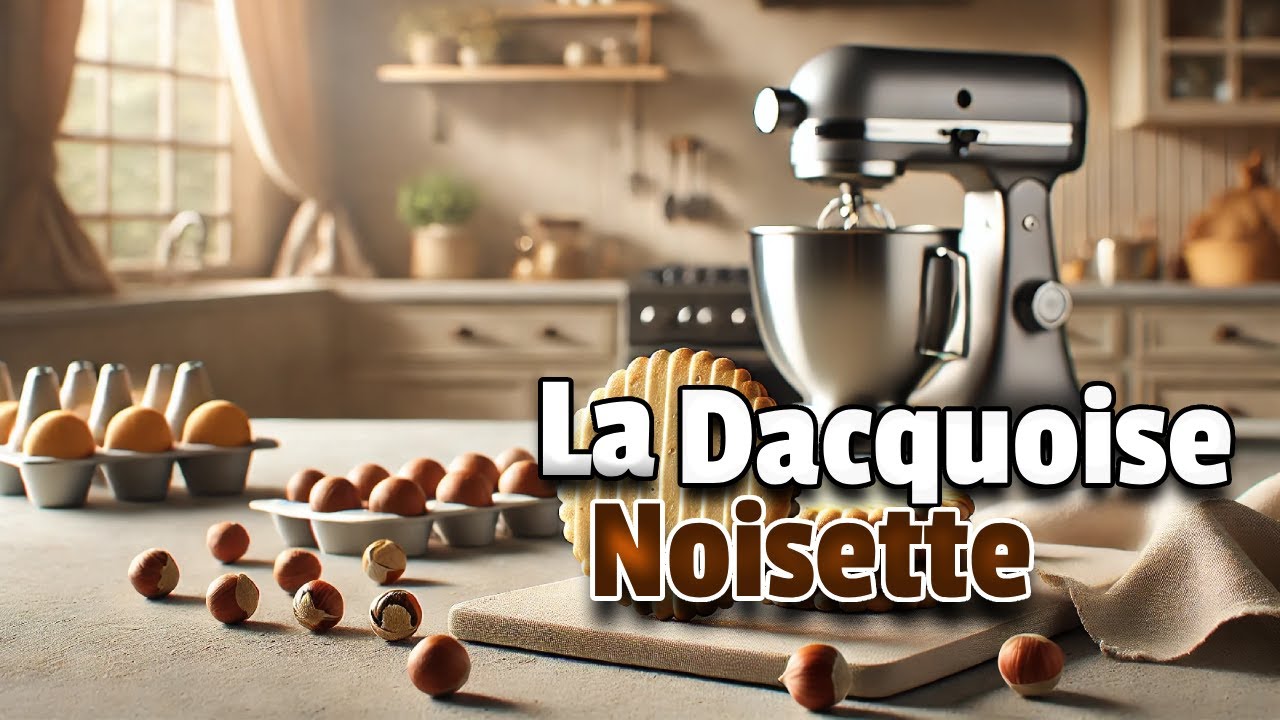 Recette Facile de la Dacquoise Noisette - Les Biscuits