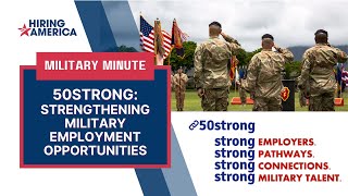 Empowering Military Job Seekers: Wells Fargo Military Minute ft. 50strong