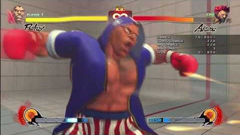 Balrog/Boxer Jab to Ultra Combo Madness (1 Frame Link, No Cancel)