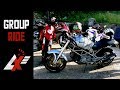 GROUP RIDE with Crazy People! Ducati vs Honda vs Yamaha