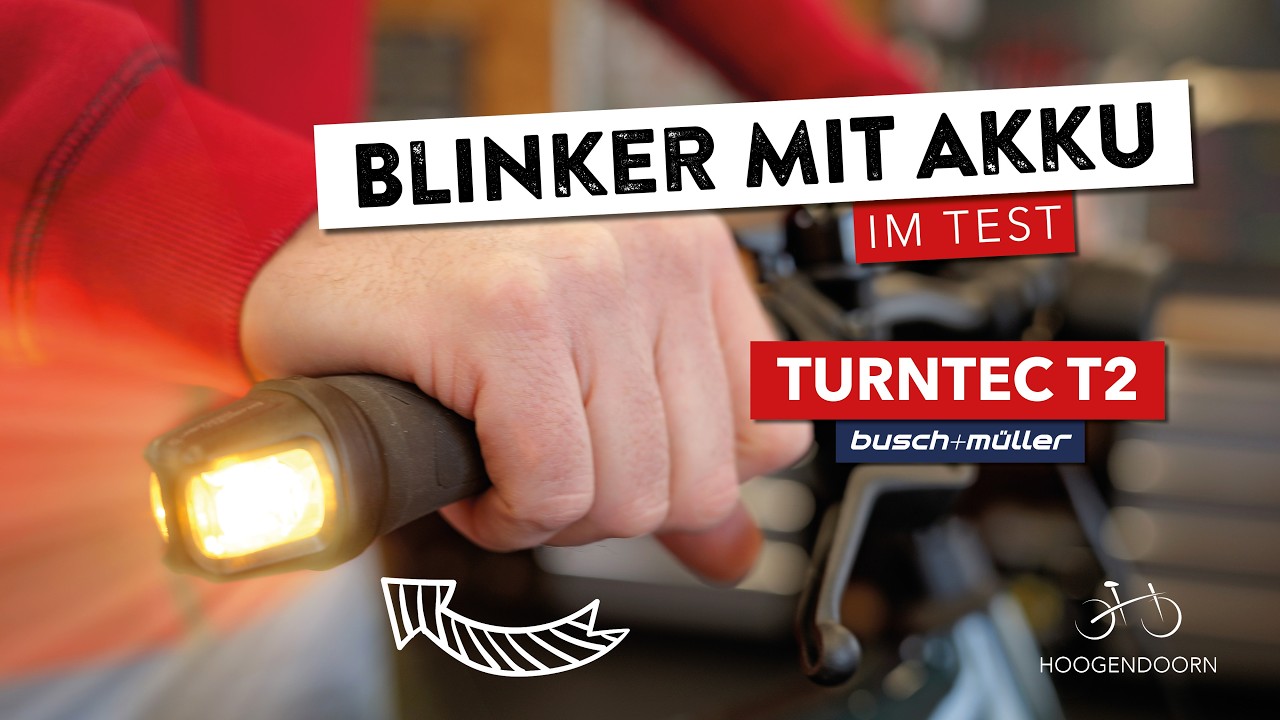 ⚡ Fahrrad-Blinker mit Akku für E-Bike?! 🚲 Busch & Müller TURNTEC T2 im Test