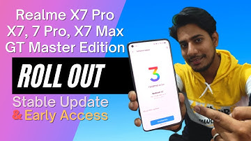 Realme GT Master Edition Android 12 Stable Update | Realme X7 Pro Android 12 Update | Realme UI 3.0