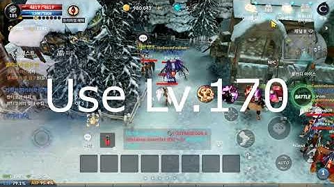 Cabal Mobile : Levels very fast 170-190 [Key lv.4,lv.5]