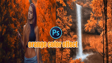 1-minute Photoshop - Add These 2 Layer to Make Orange Color Effect in Photoshop