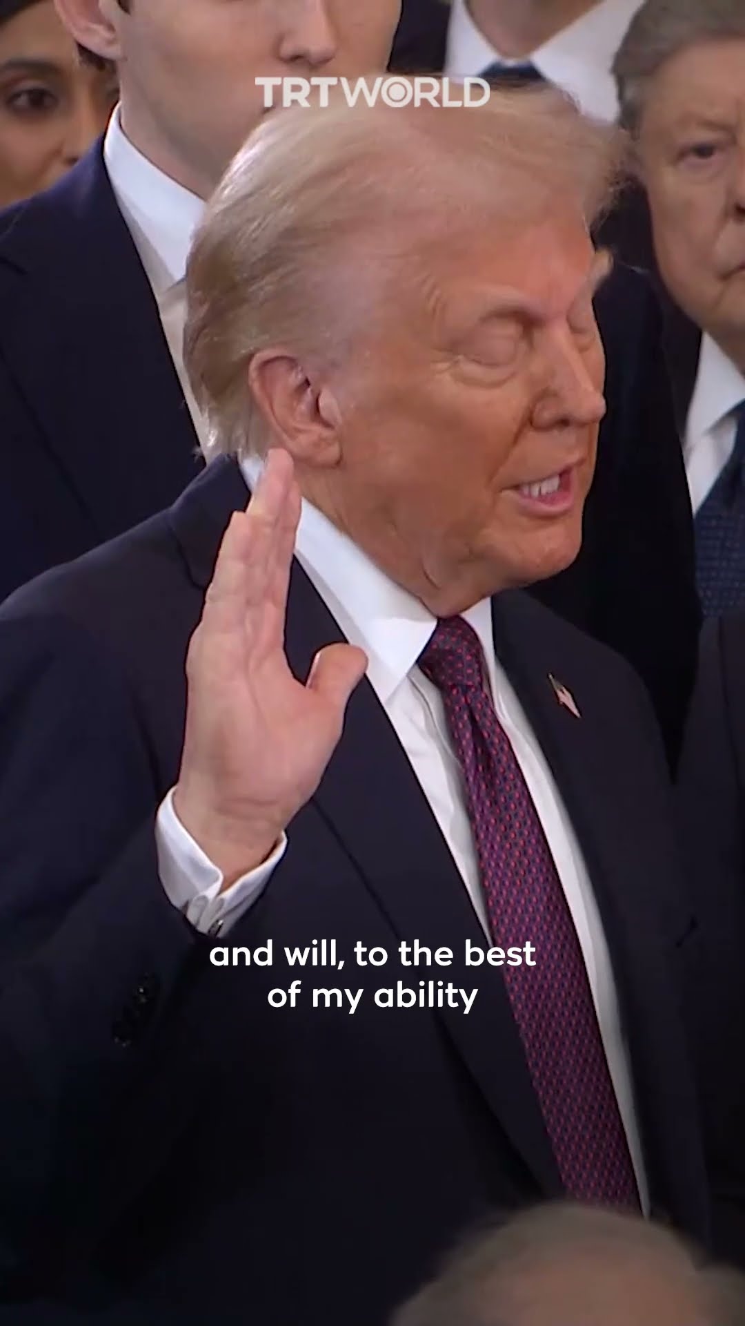 Donald Trump and Vance inaugurated at Capitol Hill