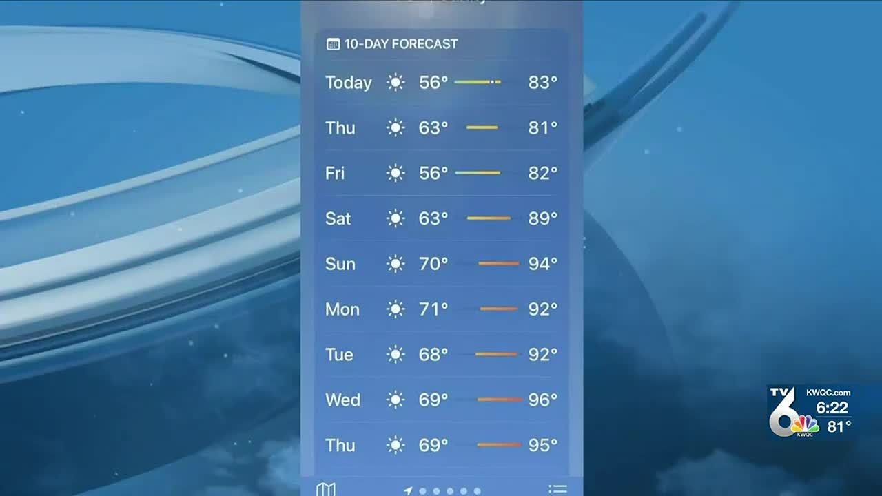 Why some weather app forecasts differ from one another