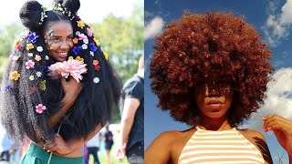 Beautiful Natural Afro-Textured Hair #naturalhairgoals👑💫💎