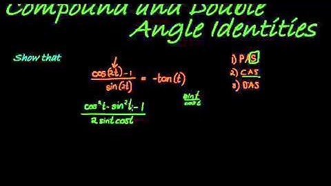 Double Angle Example 5
