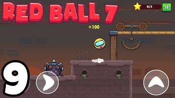 Red Ball 7 | Gameplay Walkthrough | Level 81-90 | #9
