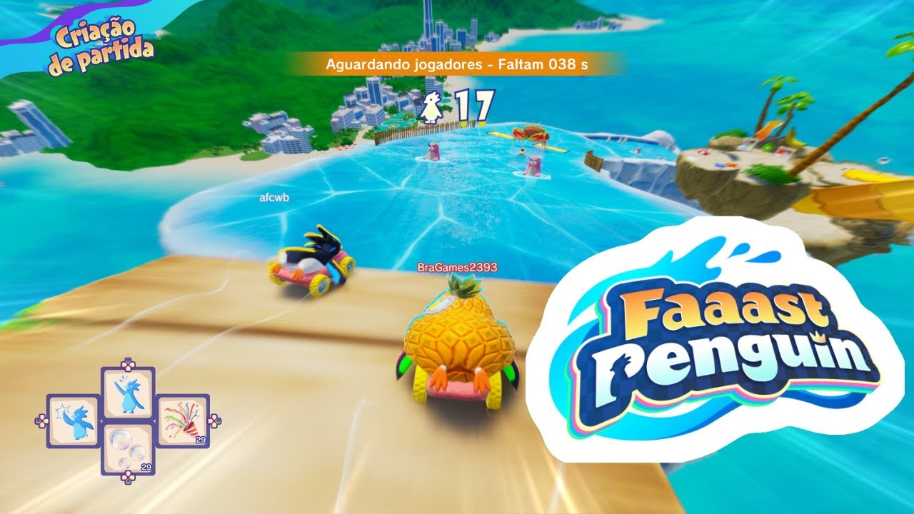Corrida de Pinguins! A Batalha do Gelo em Faaast Penguin | Testando o ...