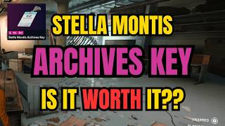 Stella Montis Archives Key (2 Night Raids - Looting/PVP) ARC Raiders Keys Loot Run