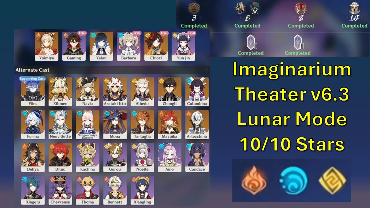 Teatro Fantasía v6.3 - Modo Lunar (10/10) Genshin Impact