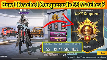 How I Reached Conqueror In Just 55 Matches ? 😱-SAMSUNG A3,A5,A6,A7,J2,J5,J7,A5,S6,S7,59,A10,20,30,50