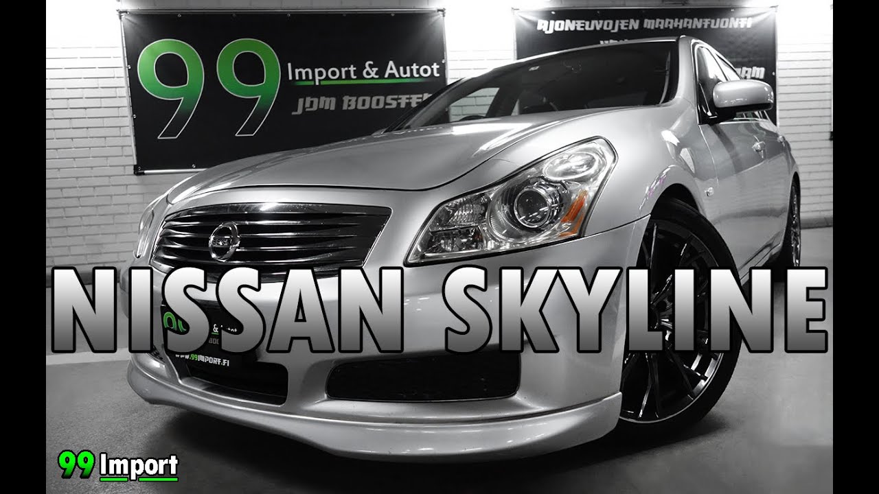 Nissan Skyline V36 250GT vm. 2007 - ESITTELY JAPANIMPORT99.FI