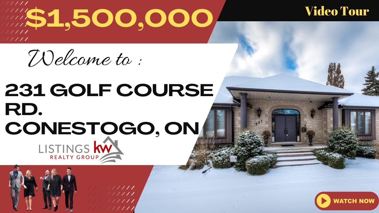 231 Golf Course Road, Conestogo, Ontario Conestogo Real Estate YouTube