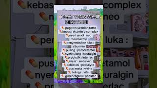 obat penting yg wajib kamu ketahui!!🔥semoga ini sangat bermanfaat bagi kalian semua!!?🔥,"',#short