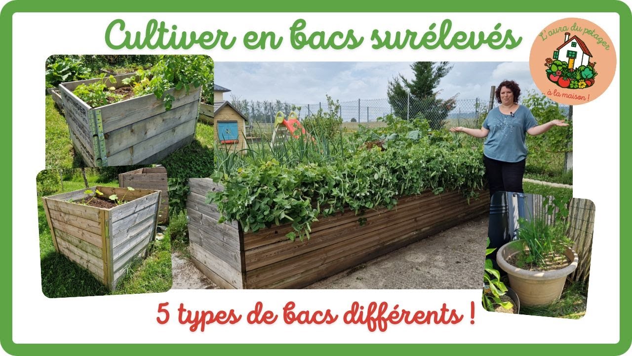 5 types de bacs surélevés