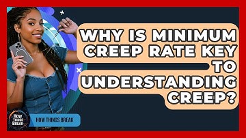 Why Is Minimum Creep Rate Key To Understanding Creep? - How Things Break