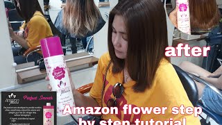 AMAZON FLOWER STEP BY STEP TUTORIAL Resimi