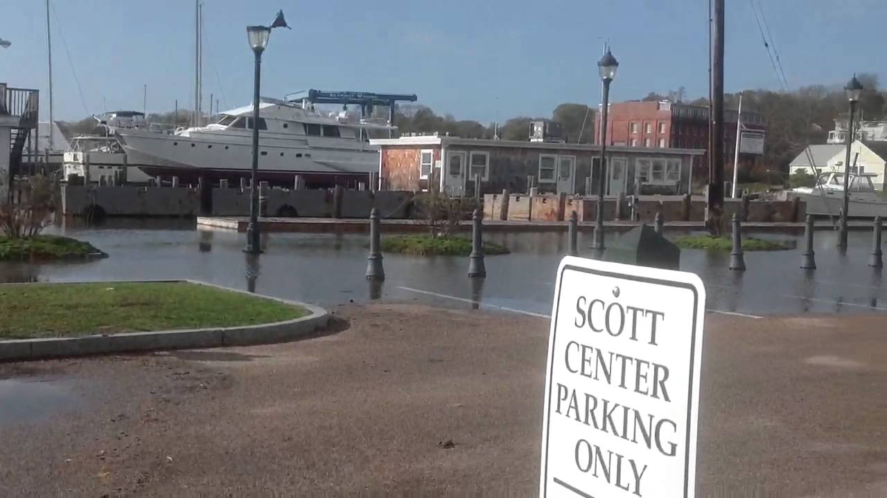 Flooding in mystic after hurricane sandy YouTube
