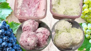 फ्रेश अंगूर से बनाये टेस्टी आइस क्रीम | Grapes Ice cream | Home Made Grapes Ice cream Recipes |