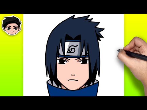 How To Draw Sasuke Uchiha | Naruto - Easy Tutorial