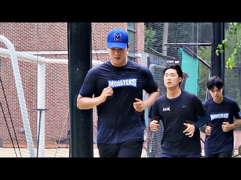 실시간 훈련 영상(7.20) - 10km 마라톤 대회(참가자 성권,용헌,<strong>상우</strong>) 어차피 우승은 남산마라토너 | 최강야구