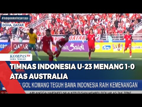Gol Tunggal Komang Teguh Bawa Indonesia Menang 1-0 Atas Australia