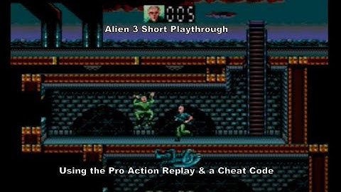 Alien 3: Short Playthrough using the Pro Action Replay & a Cheat Code :D #MasterSystem #Sega #Gaming