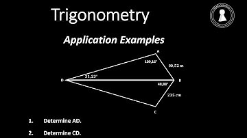 Trigonometry: Application example 3 (applying sine rule, cosine rule, area rule and SOHCAHTOA)