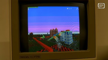 Star Fighter 3000 (1994) - Game Play on the  Acorn Archimedes A440/1