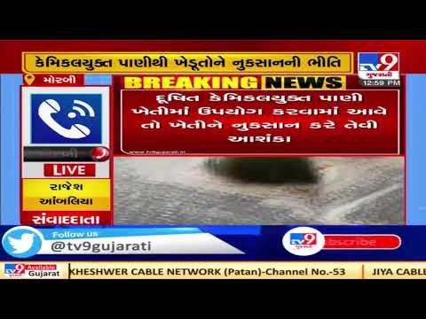 Chemical water dumped in Bangawadi dam, Morbi | Tv9GujaratiNews