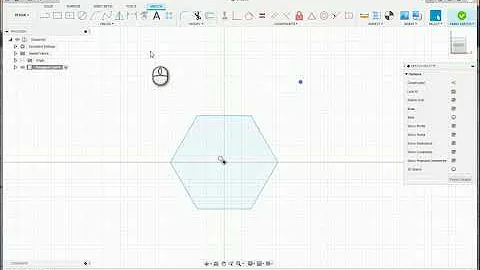 Hexagon Cam (Parametrically Modeled)