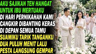 Download lagu On My Wedding Day, My Mother-in-Law Smashed the Tea in Front of Guests. My Husband Pulled My Hand...