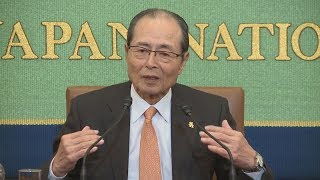 王会長、平成振り返る 日本記者クラブで記者会見