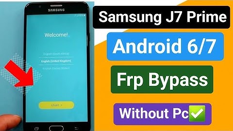 Samsung Galaxy J7 prime (G610F) android 6/7 Frp bypass without pc 2023✅