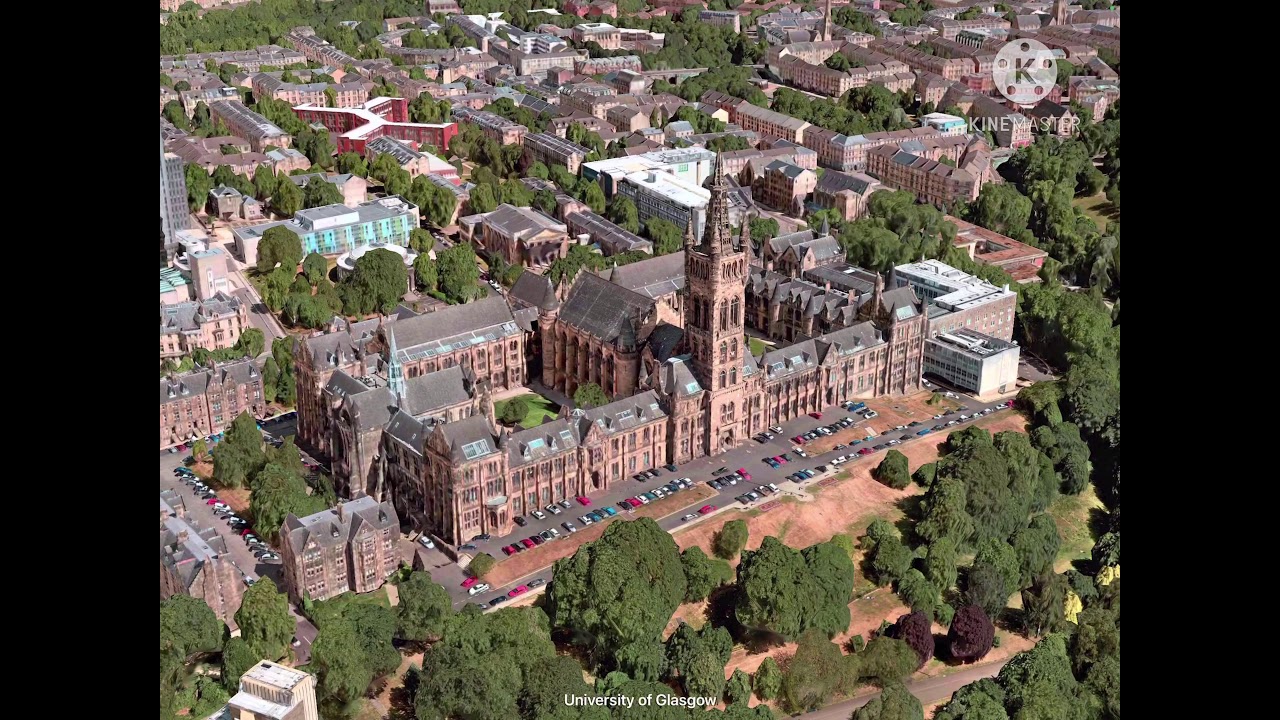 Glasgow, Scotland UK 3D Flyover Tour 🇬🇧