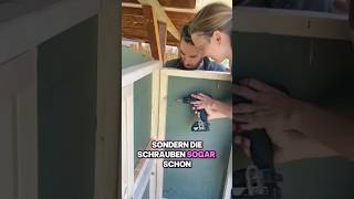 Top Hühnerstall – Aufbau in unter 30 Minuten! #chicken #hühner