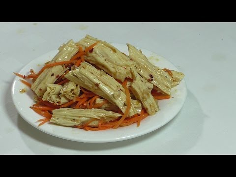 Видео рецепт Спаржа по-корейски