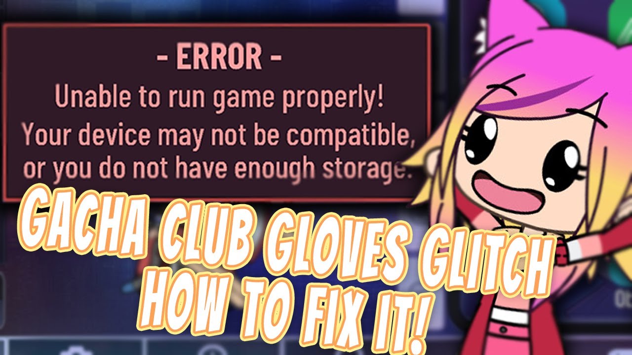 Glitch in gacha club!!