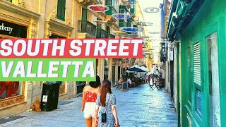 Valletta Streets:  Walking to South Street to see the new light decorations (Long Story Short)