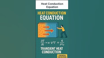 Transient Conduction Equation #heattransfers #conduction #chemicalengineering
