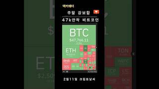 2월11일 크립토날씨 주말강보합 #추천 #시그널 #투자전략 #크립토 #자동매매 #날씨정보
