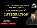 Applied Mathematics | Integration Le 5 | First Year | Sem 2 (All Branches) Diploma Online Classes