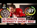 22 Minute High Intensity Short Rest Indoor Cycling Training Session