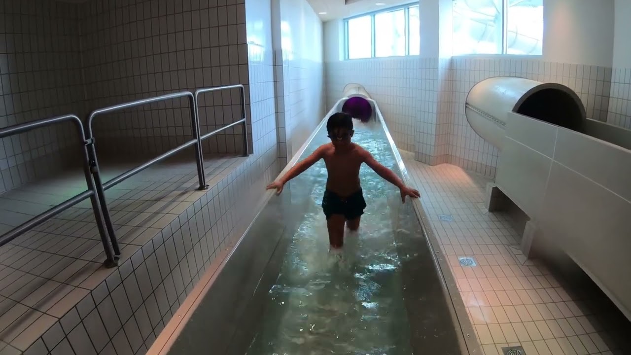 Linköping simhall, vattenrutschkana